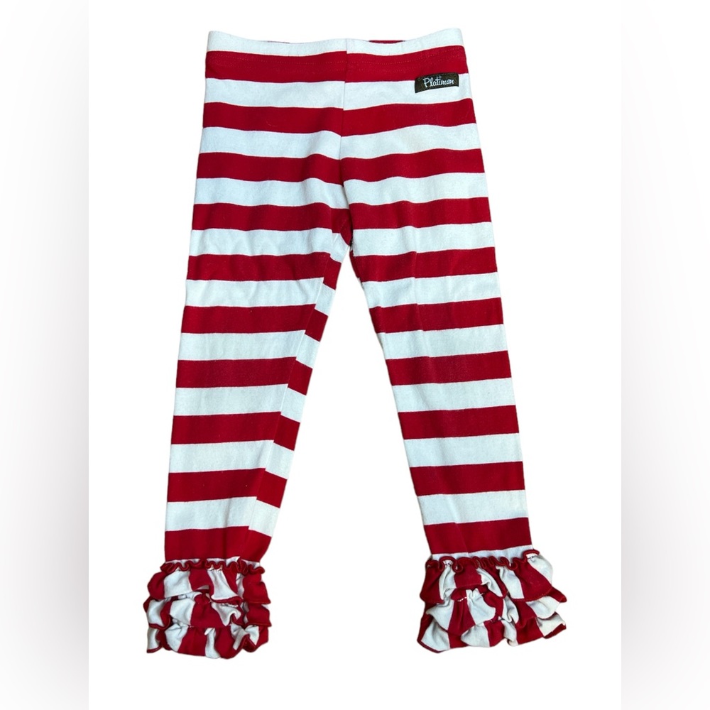 Matilda Jane Platinum Candie Cane Cutie Leggings